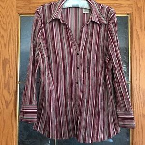 3/4 Sleeve Button Down Blouse-Laura ⭐️SALE3/$20⭐️